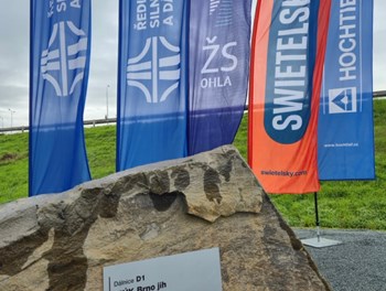 Mimoúrovňová křižovatka Brno jih na D1 - CZ