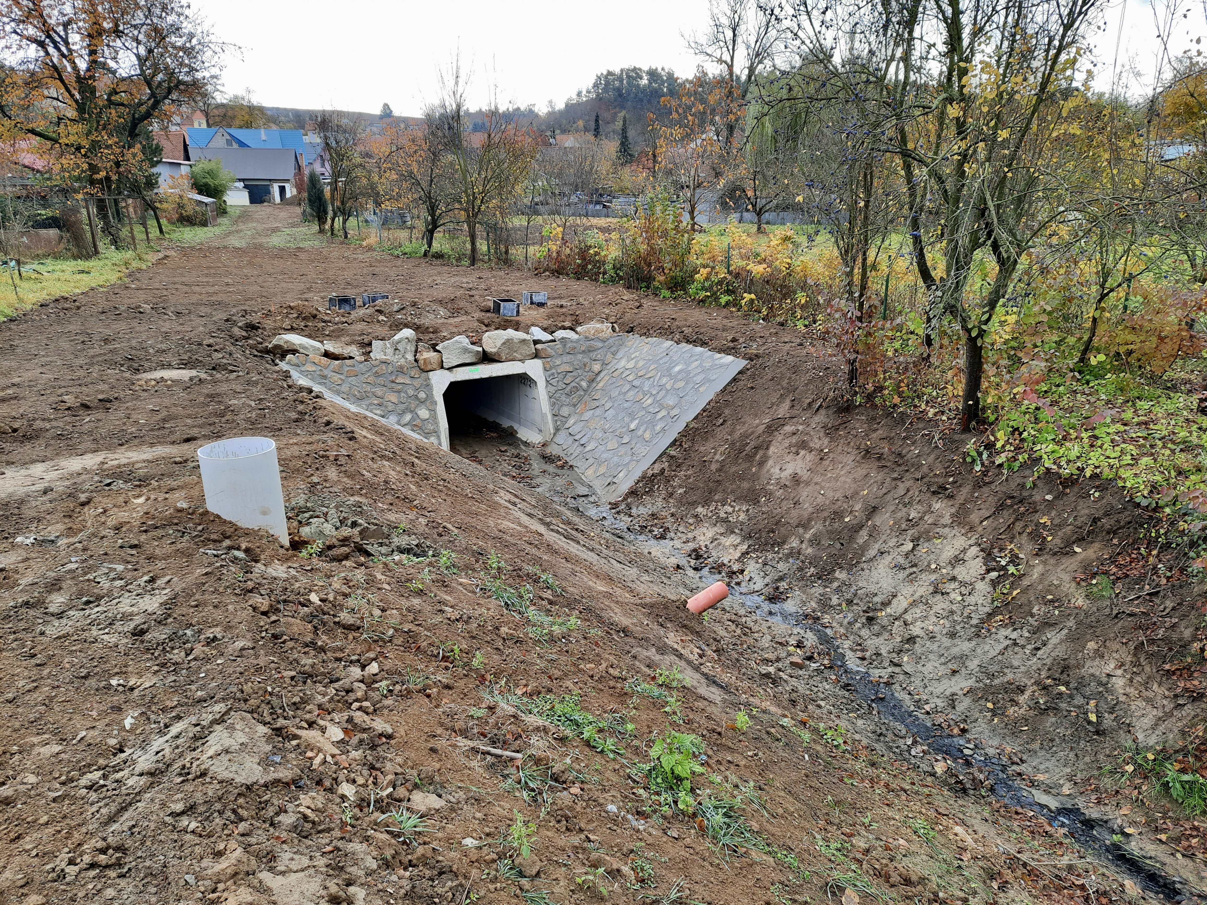 Ořechov a Vážany – vybudování společné ČOV - Inženýrské stavby