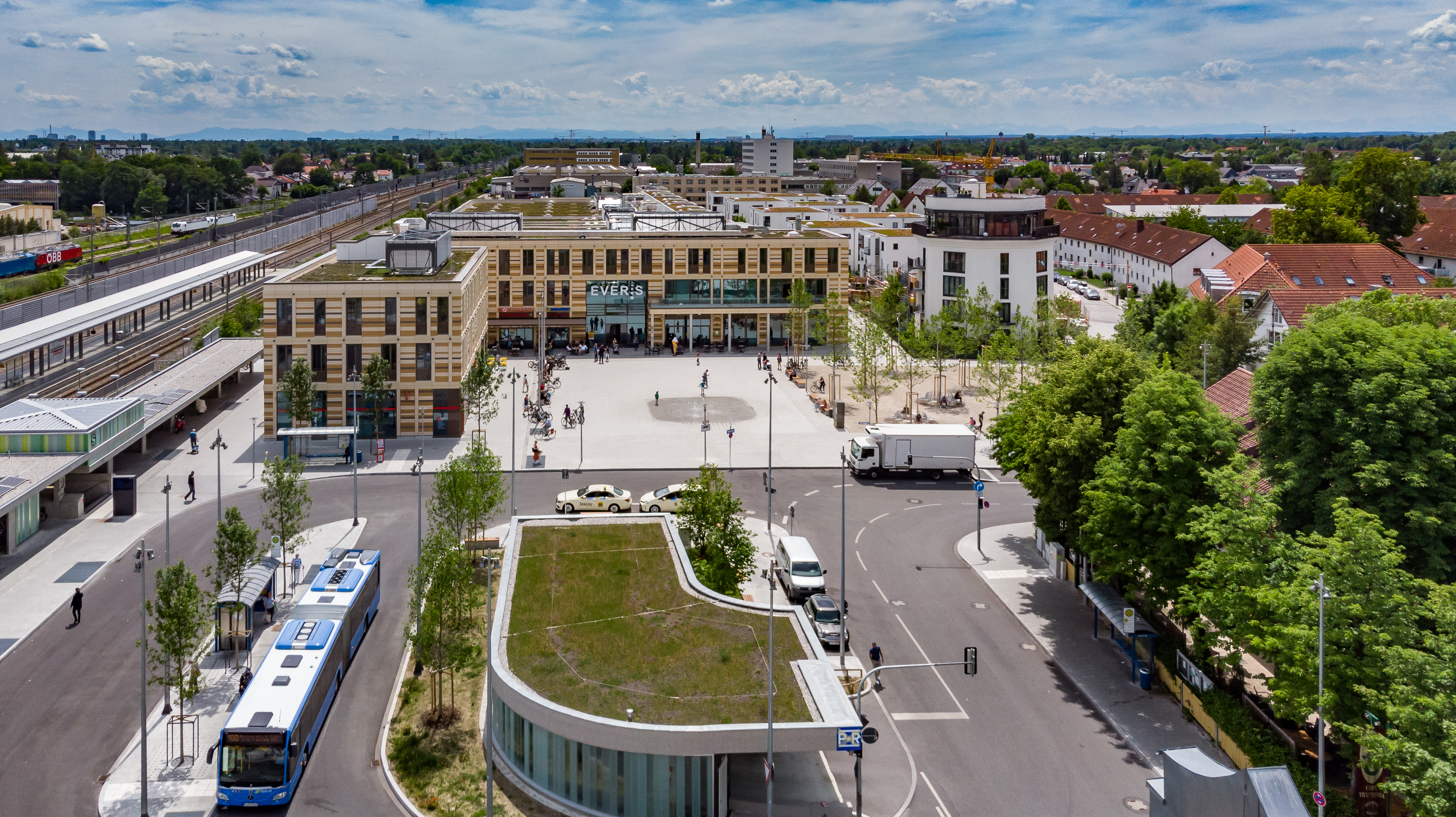 EKZ Oertelplatz - Pozemní stavby