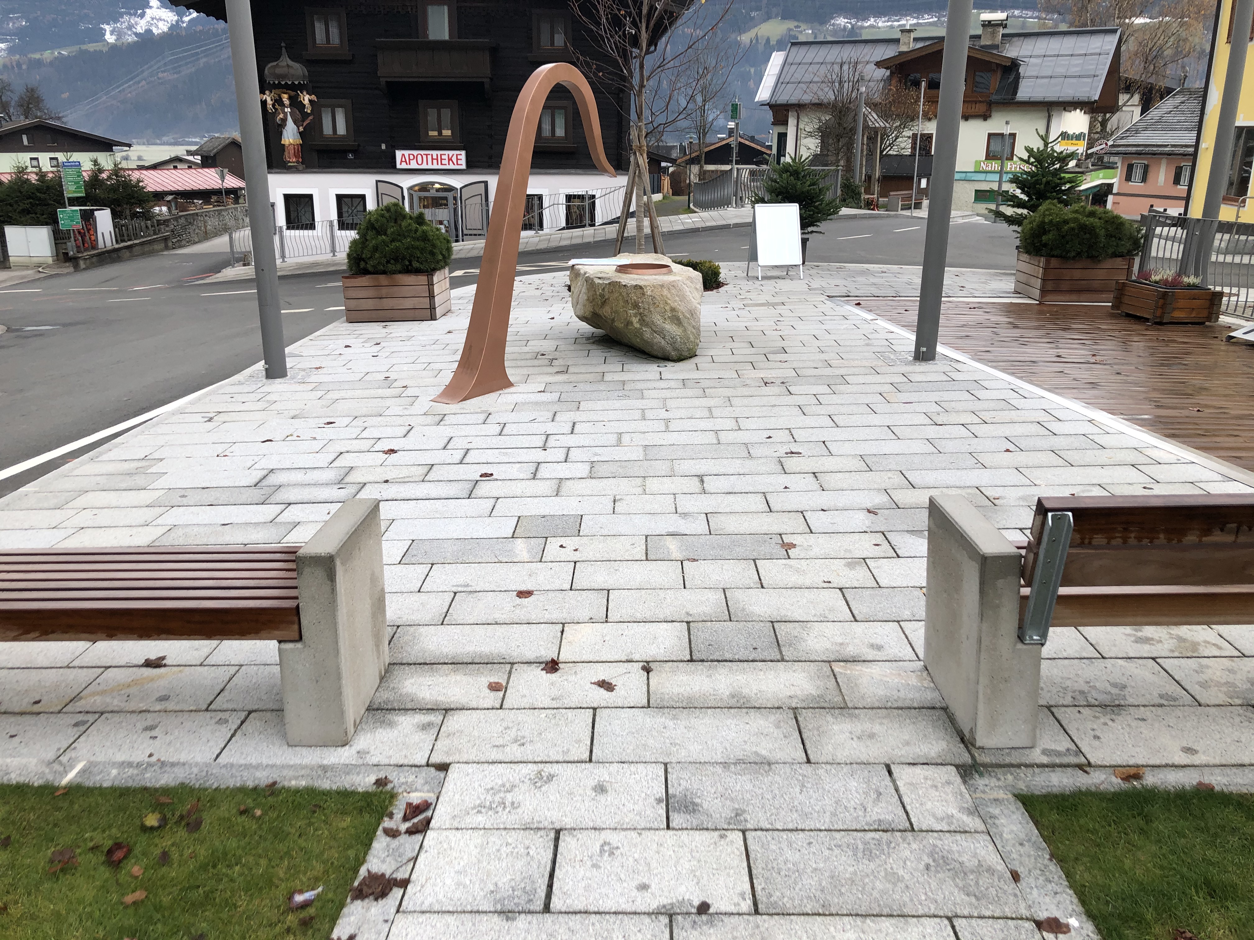 Dorfplatz Gemeinde Piesendorf - Stavby silnic a mostů