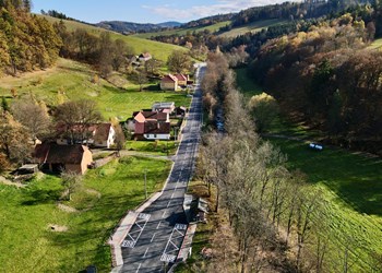 Rekonstrukce silnice v úseku Velká Lhota – Valašská Bystřice - CZ