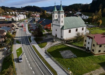 Cyklostezka v obci Horní Bečva - CZ