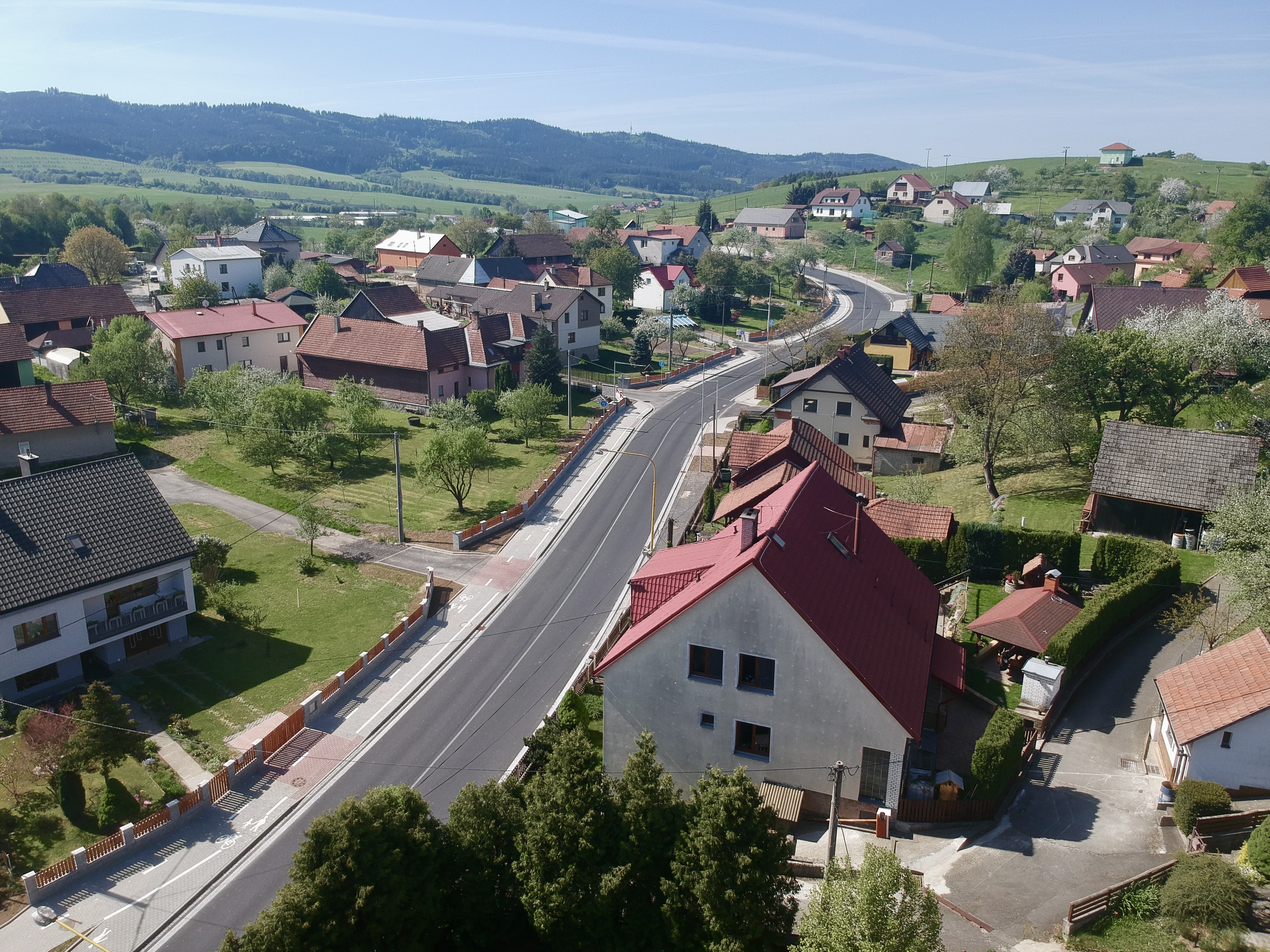 Horní Lideč – revitalizace dopravního prostoru - Stavby silnic a mostů