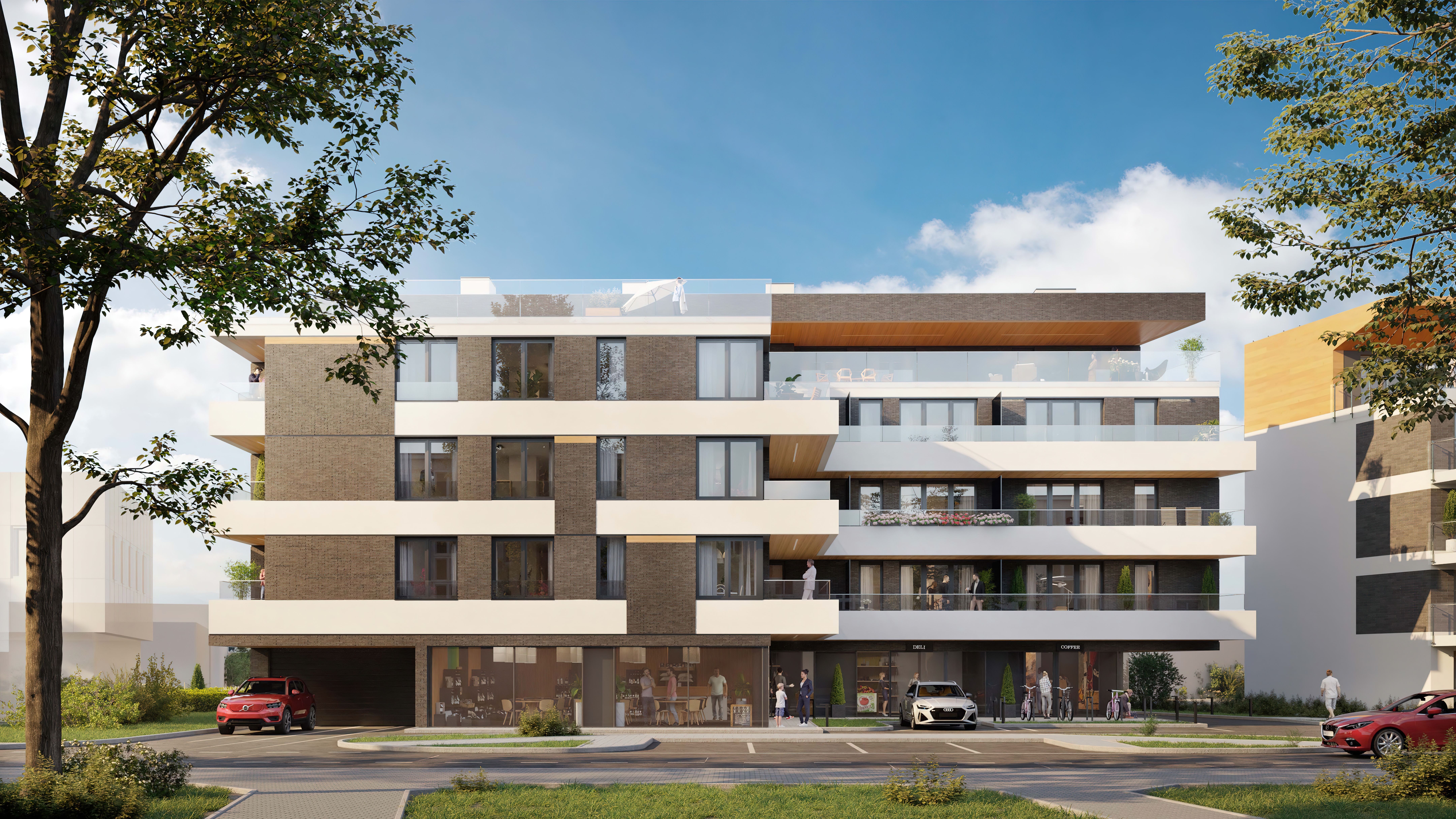 Budynek Apartamentowy Linde Residence II - Pozemní stavby