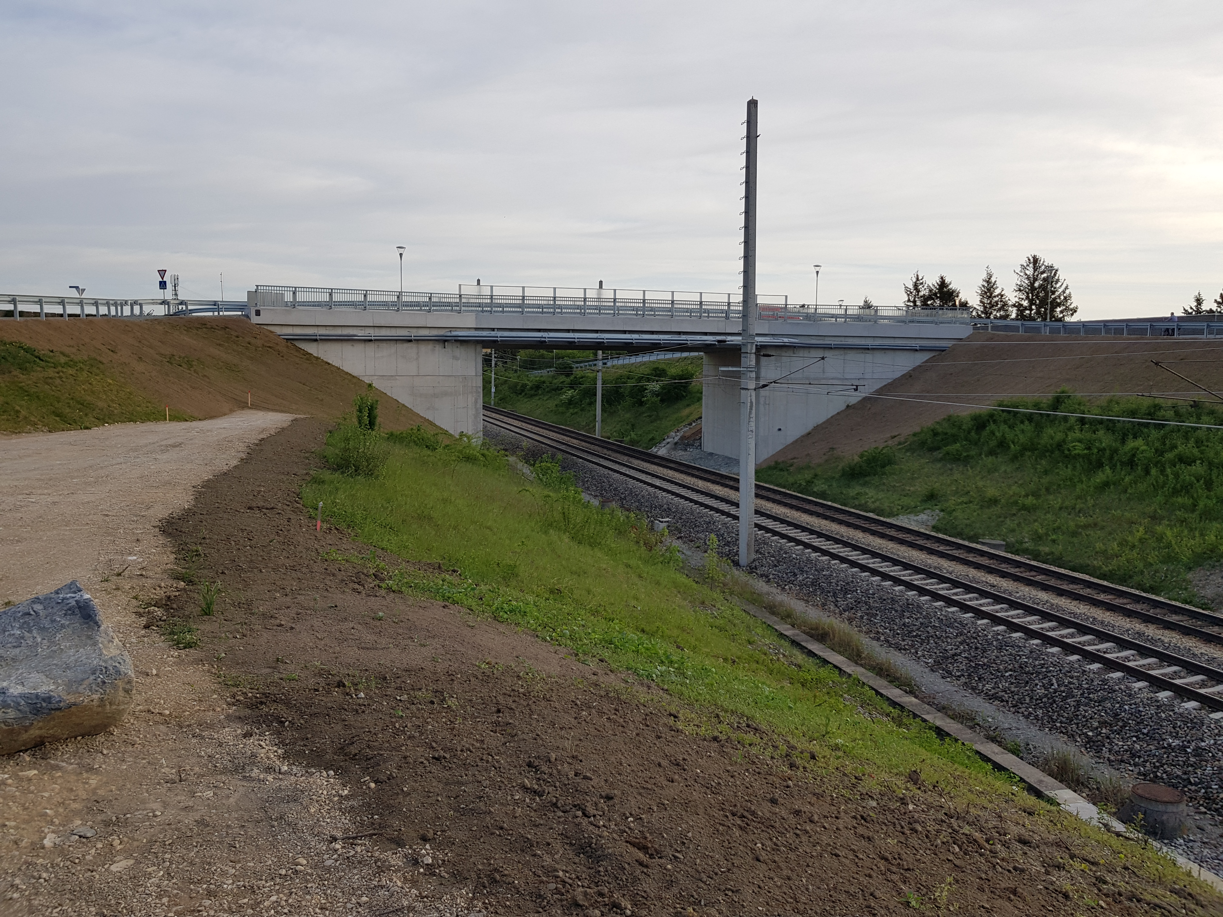 Überfahrtsbrücke Kottingbrunn - Stavby silnic a mostů