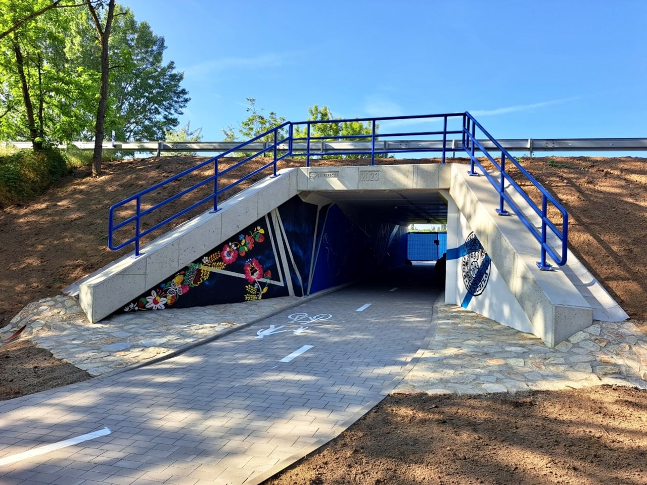 Cyklostezka a podchod pod silnicí, Rohatec - Stavby silnic a mostů Cyklostezka a podchod pod silnicí, Rohatec - Stavby silnic a mostů