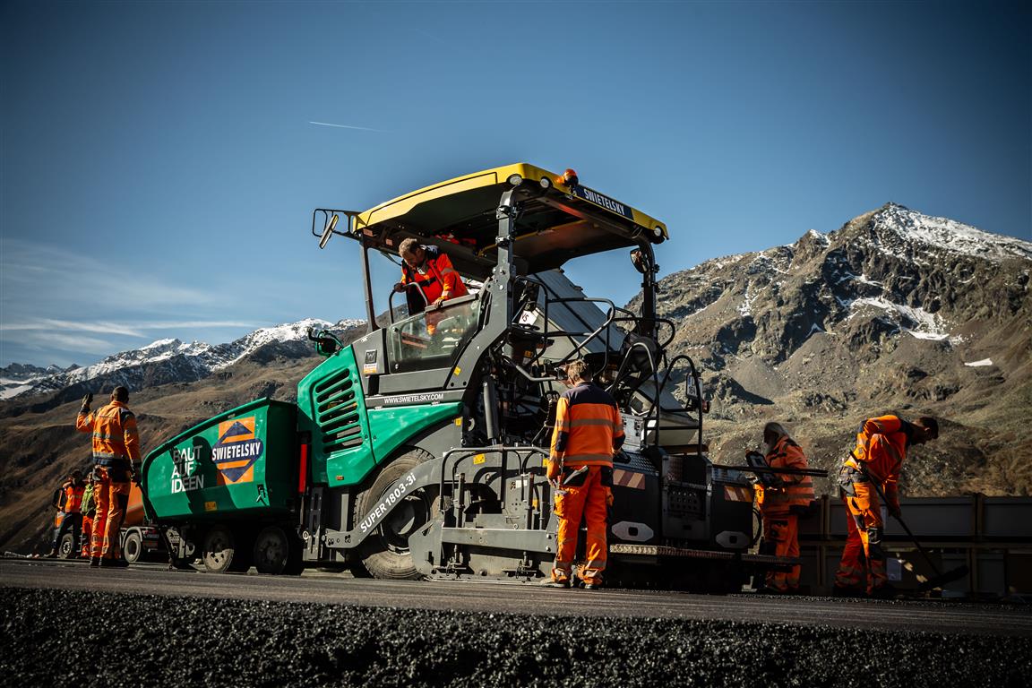 Heliport Hochgurgl - Stavby silnic a mostů