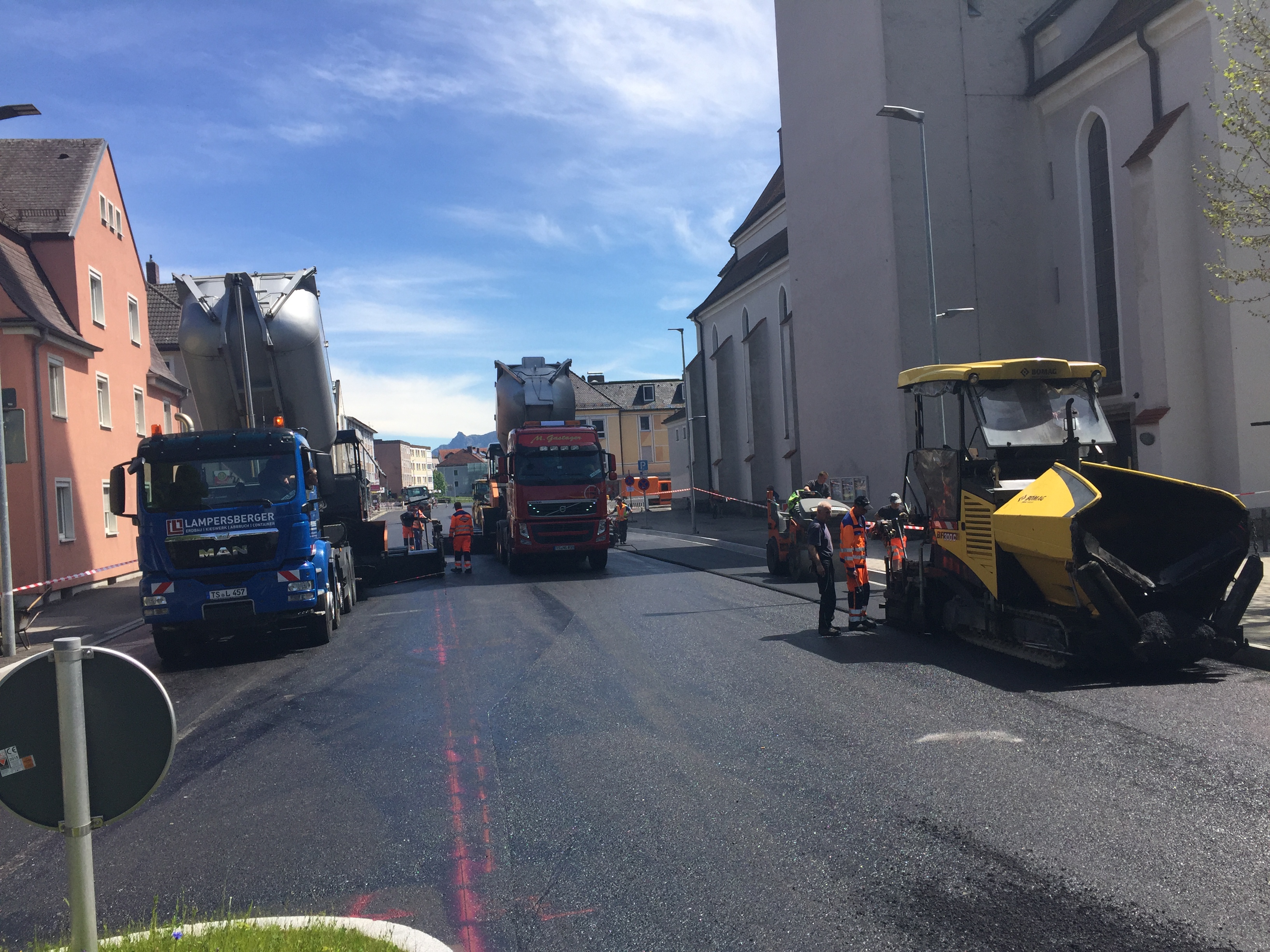 Ausbau der Münchener Straße - Freilassing - Inženýrské stavby