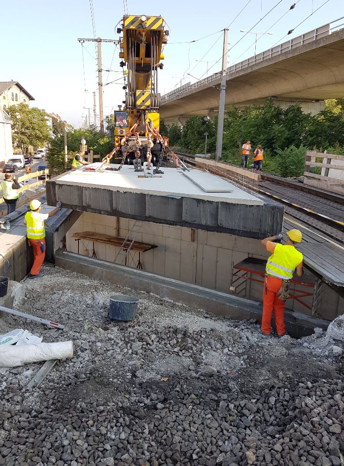 Durchlass Wien Nußdorf - Stavby silnic a mostů