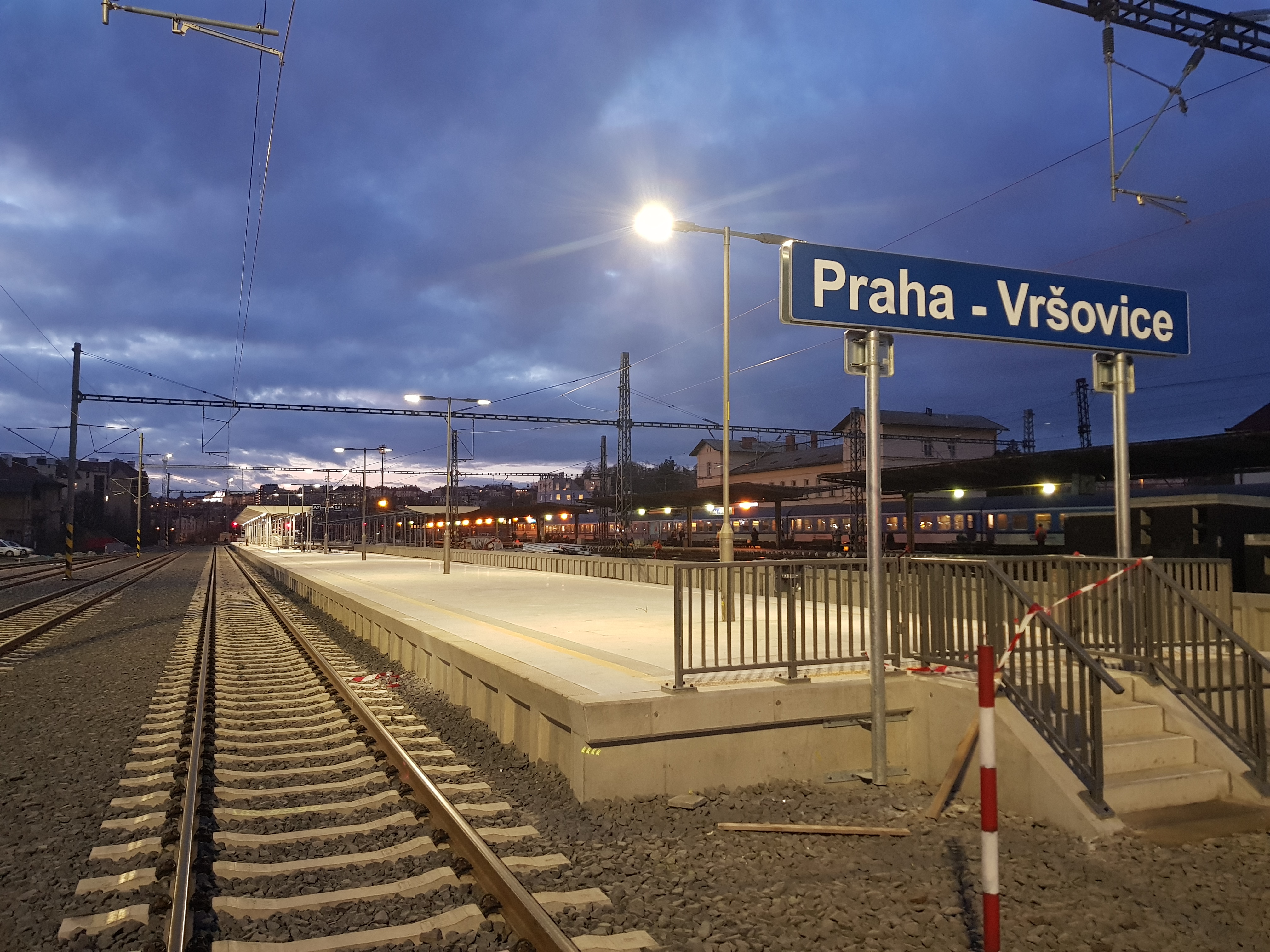 Optimalizace traťového úseku Praha Hostivař – Praha hl. n. (II. část) - Železniční stavby