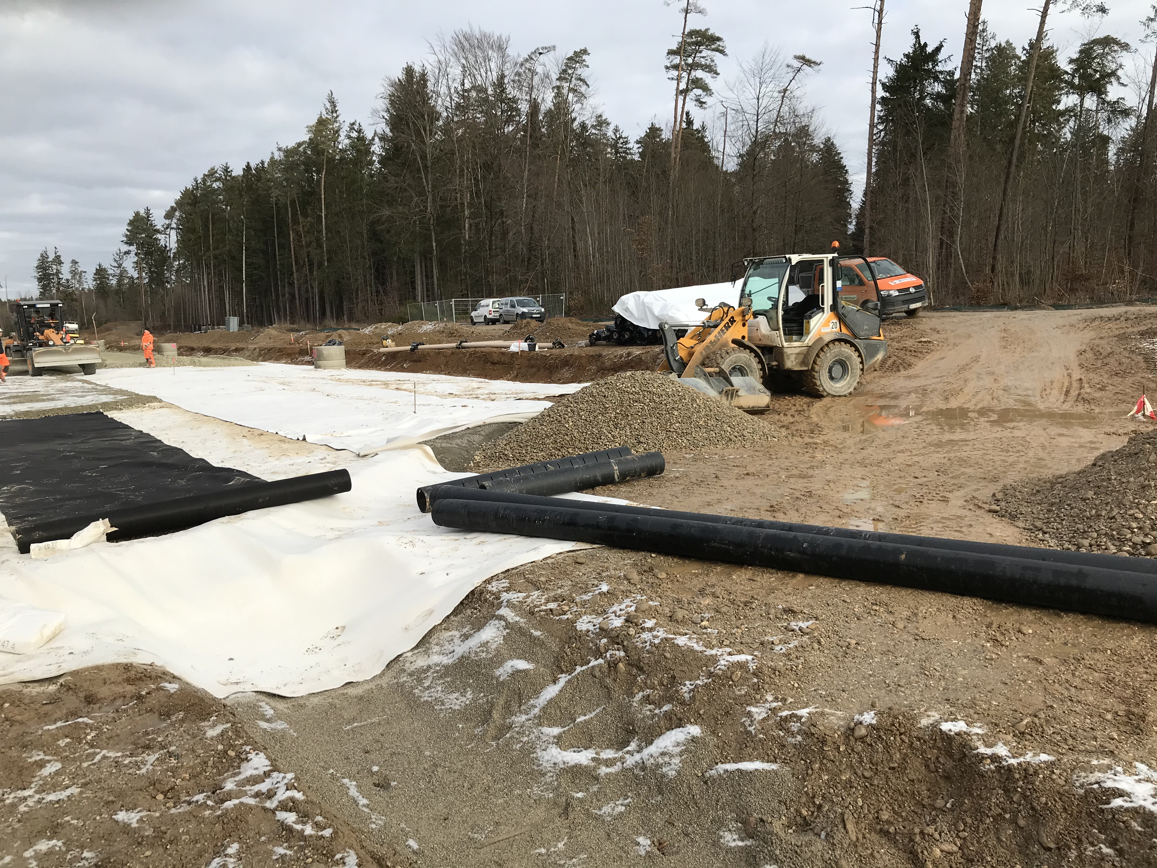 Erweiterung Zentraltorparkplatz - InfraServ Gendorf - Inženýrské stavby