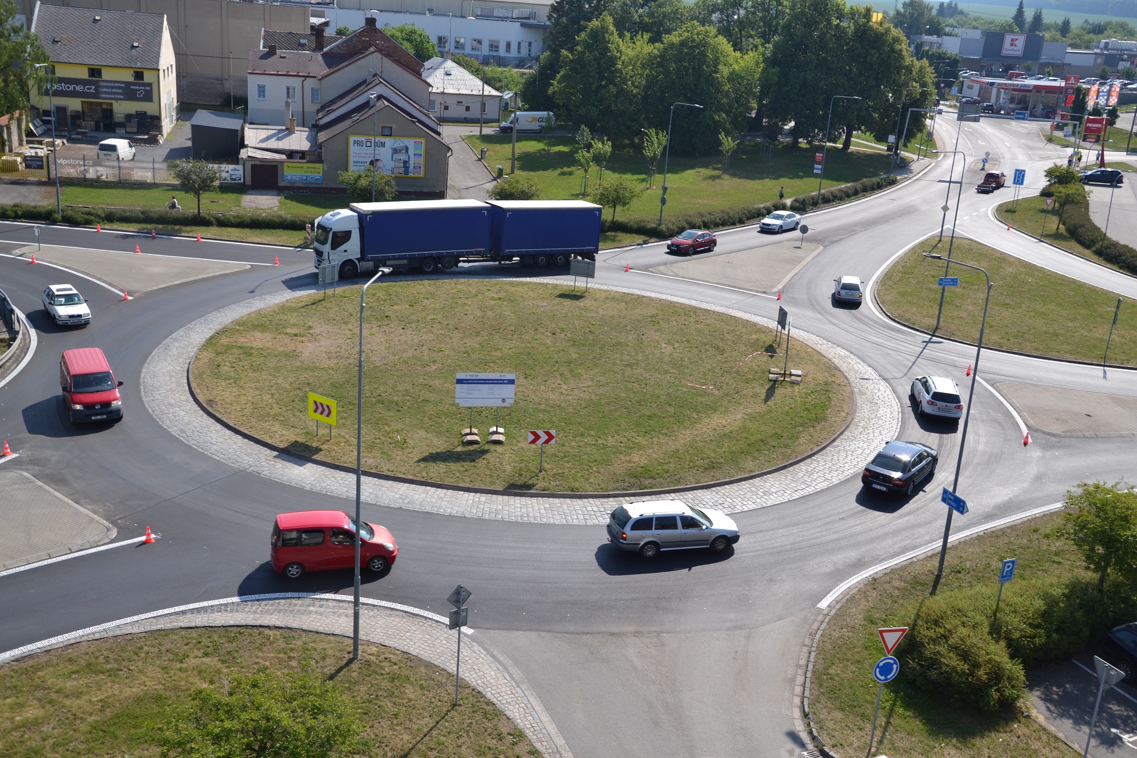 Svitavy – rekonstrukce okružní křižovatky - Stavby silnic a mostů