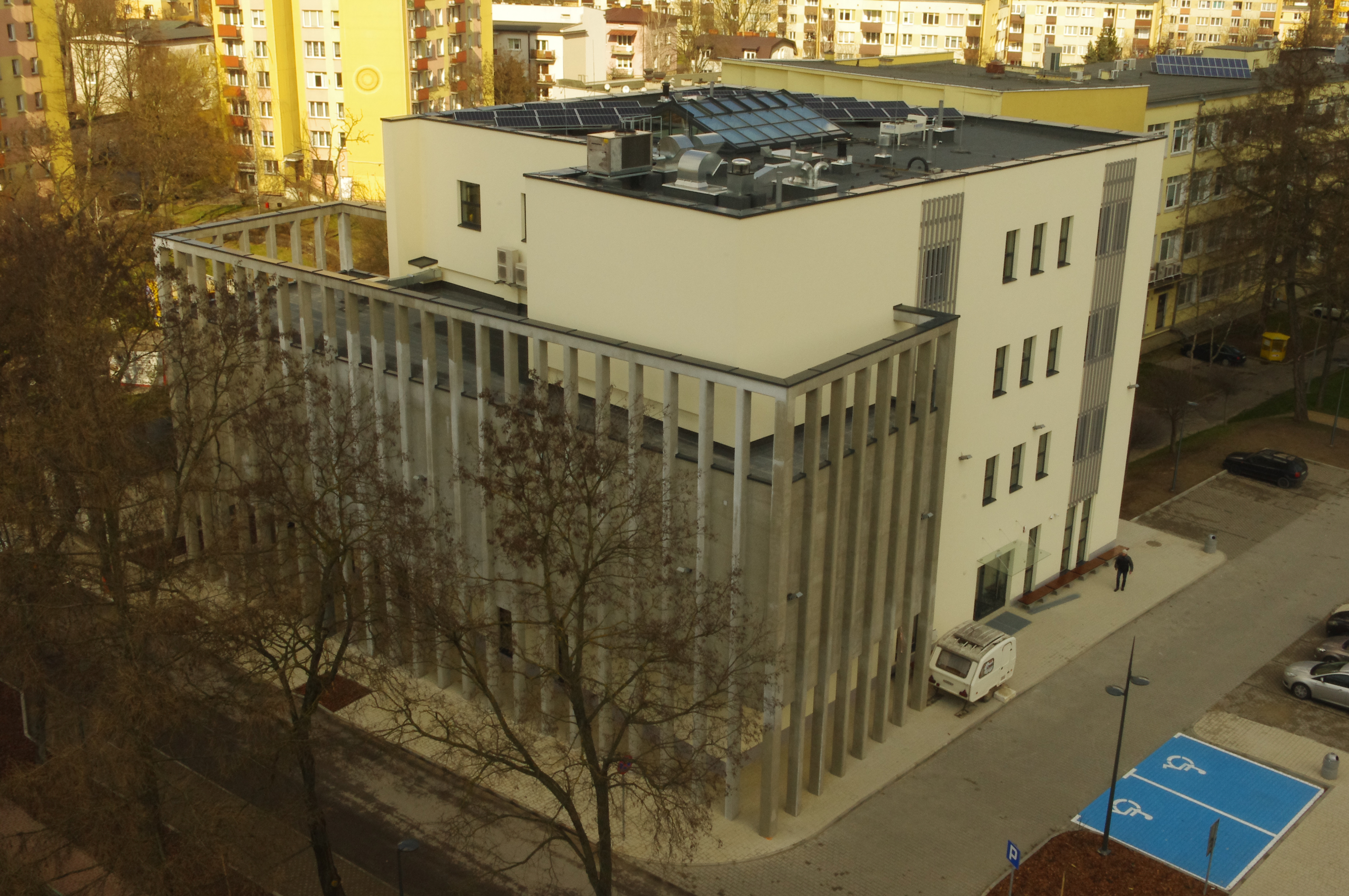Centrum Technologii Informatycznych dla Politechniki Lubelskiej w Lublinie - Pozemní stavby