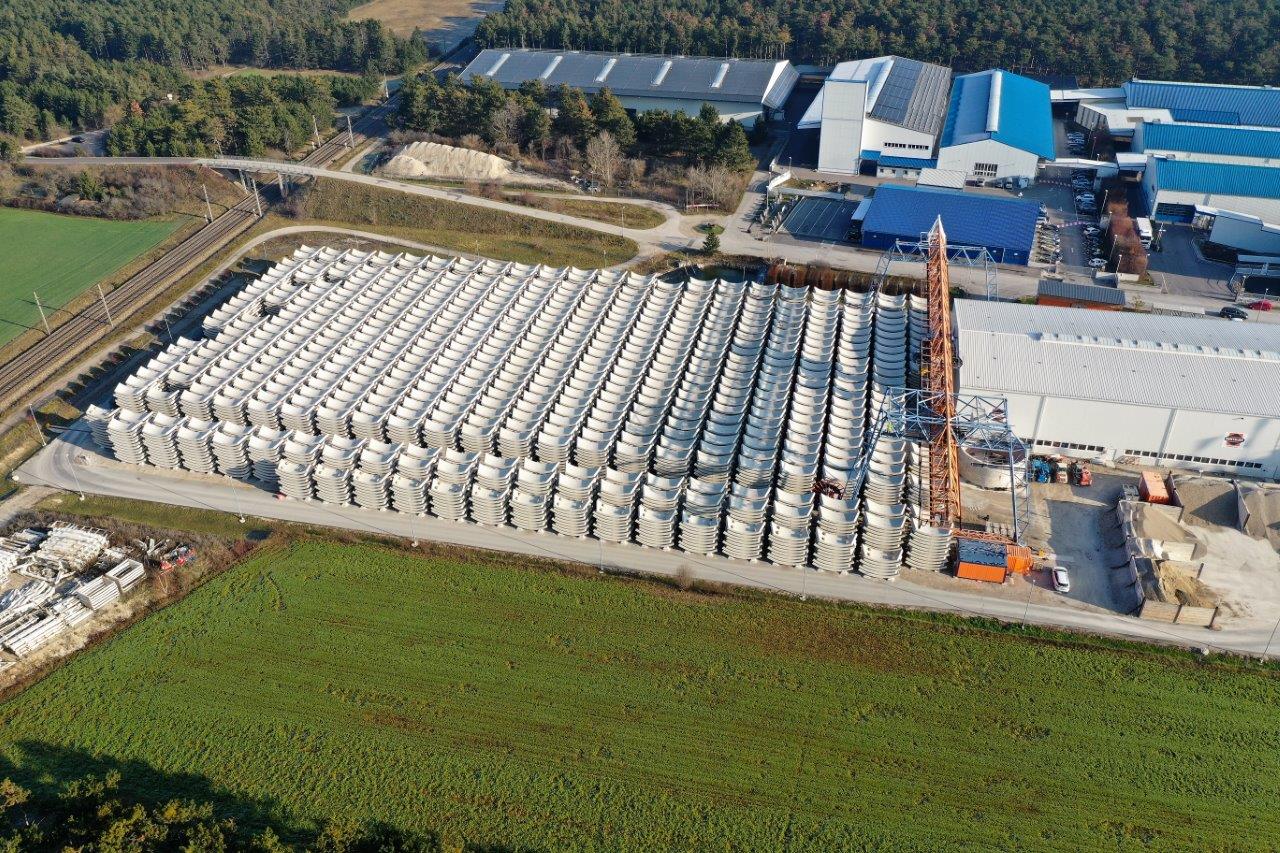 Tübbingproduktion Semmering Basistunnel - Stavby tunelů