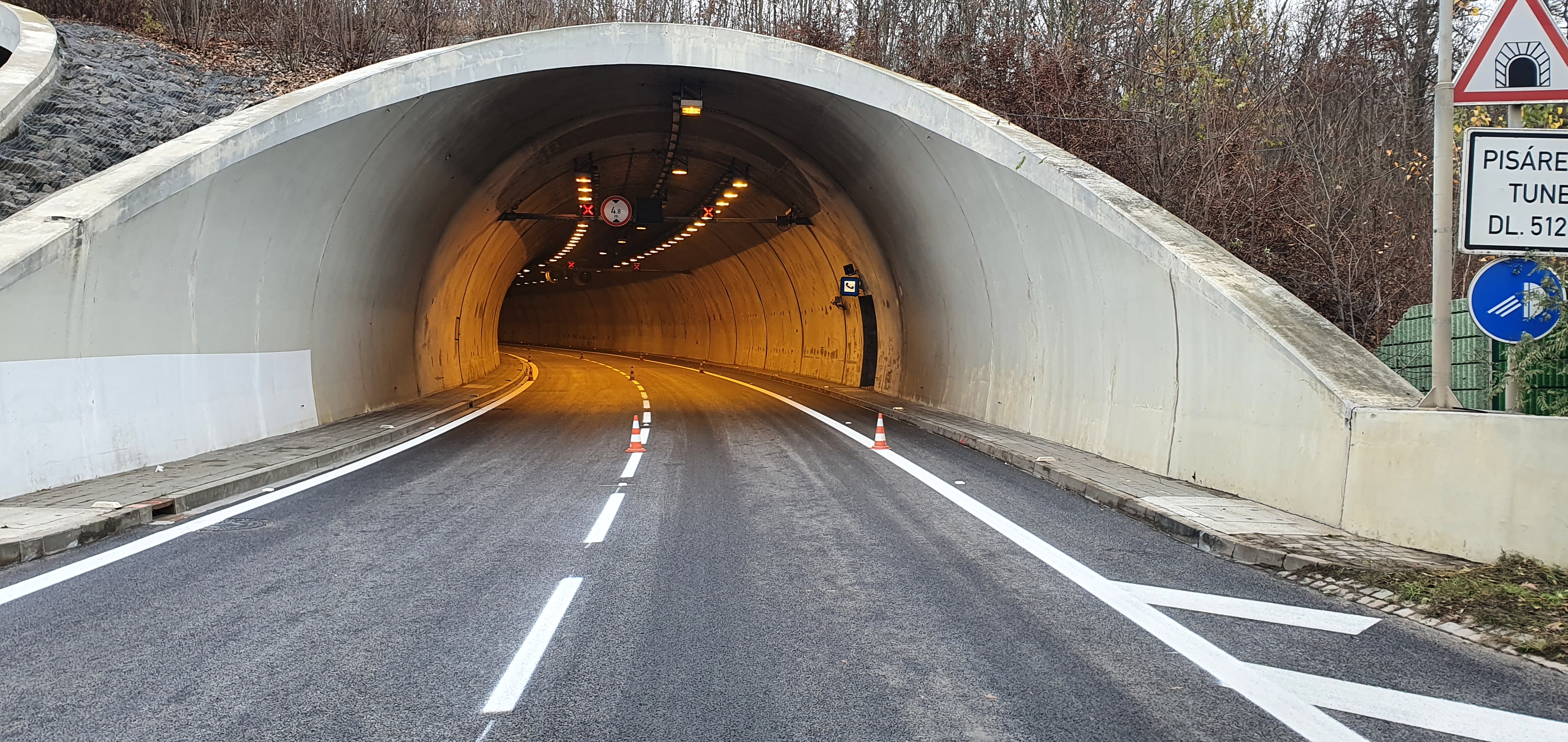 Silnice I/23 – rekonstrukce Pisáreckého tunelu - Stavby silnic a mostů