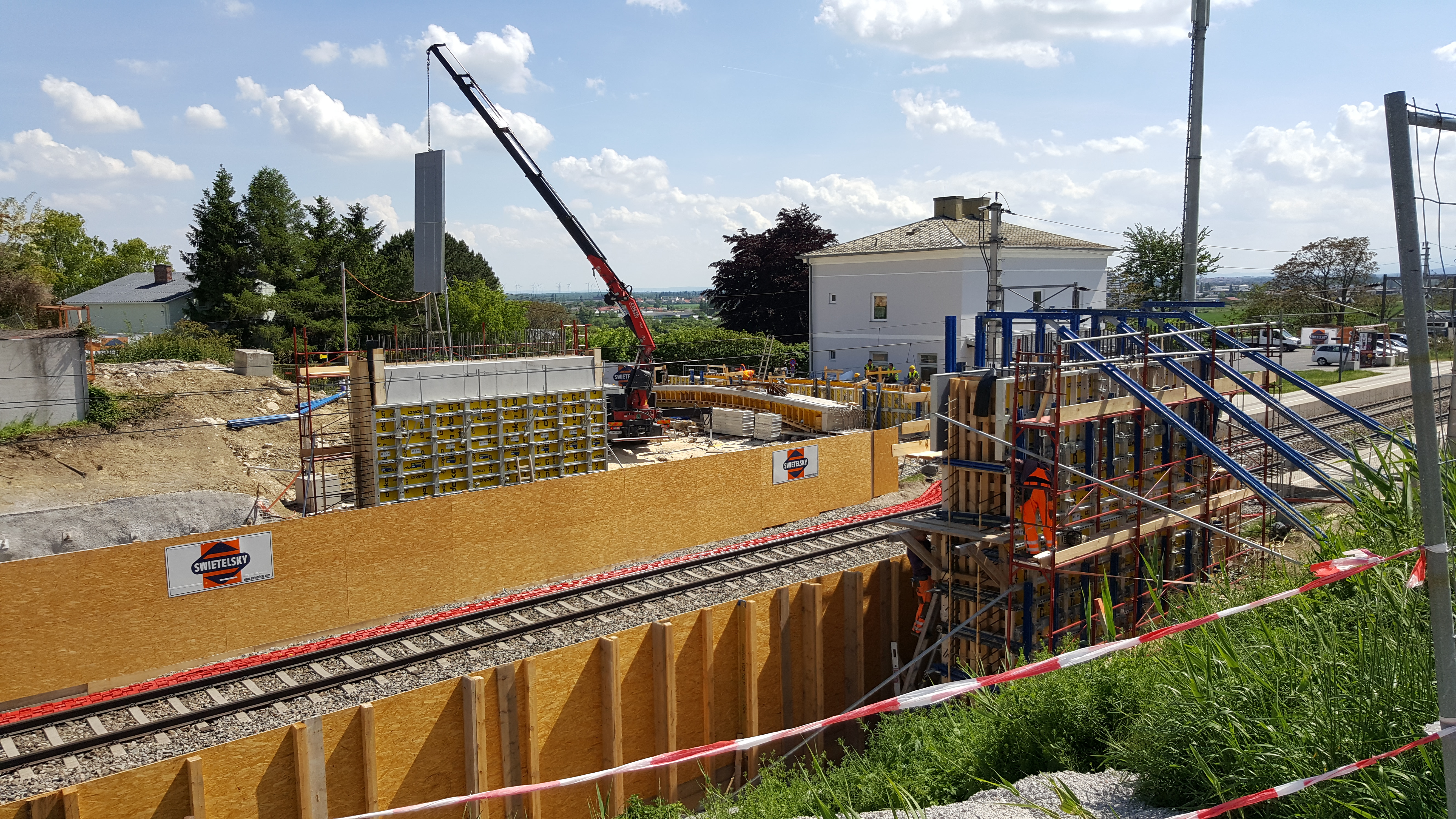 Überfahrtsbrücke Kottingbrunn - Stavby silnic a mostů