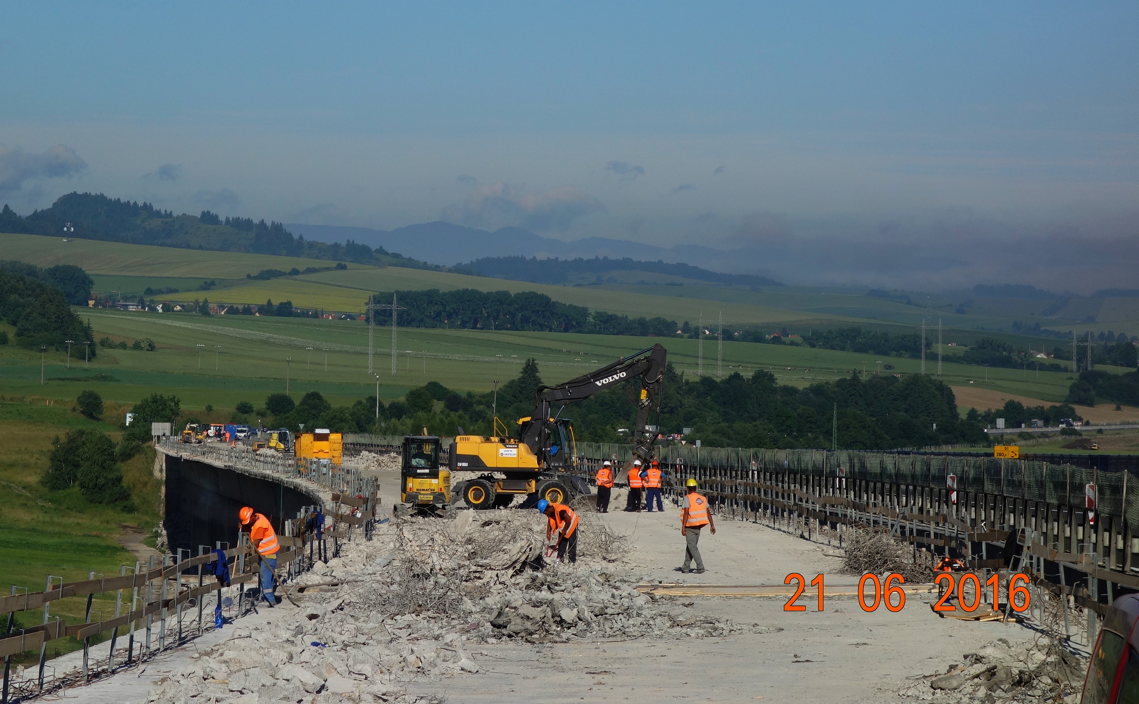 Oprava diaľničného mosta ev. č. D1-220 Podtureň (1 038 m) - Stavby silnic a mostů