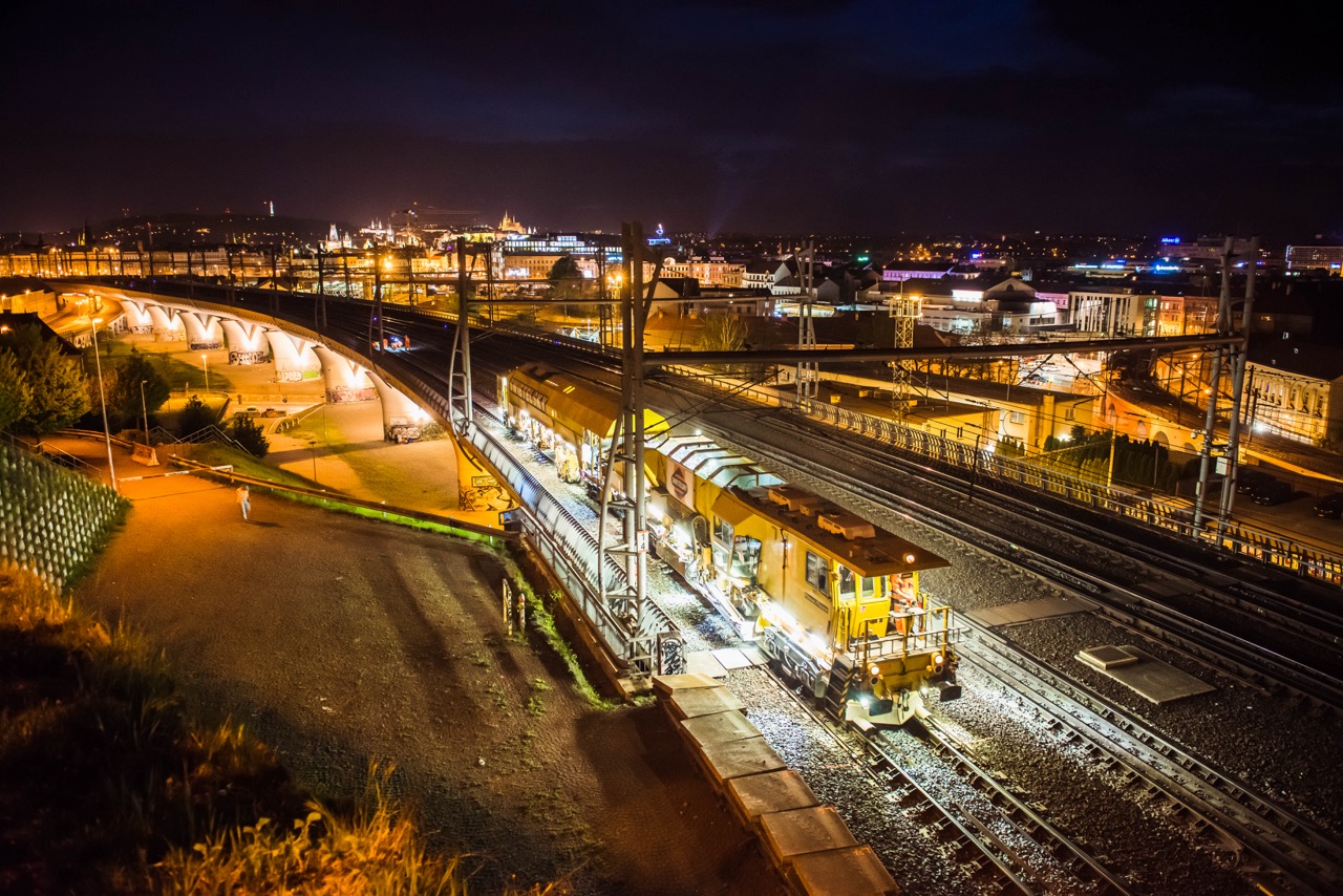 Oprava GPK v úseku Praha hl. n. – Praha Běchovice, nové spojení - Železniční stavby